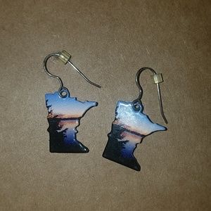 Minnesota sunset earrings